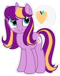 Size: 750x944 | Tagged: safe, artist:s0ftserve, imported from derpibooru, oc, oc only, pony, unicorn, base used, female, magical lesbian spawn, mare, offspring, parent:applejack, parent:twilight sparkle, parents:twijack, simple background, solo, transparent background