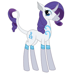 Size: 1200x1200 | Tagged: safe, artist:prixy05, imported from derpibooru, rarity, abada, abadafied, concave belly, simple background, slim, solo, species swap, thin, transparent background, vector