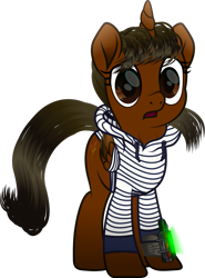 Size: 955x1292 | Tagged: safe, artist:lincolnbrewsterfan, imported from derpibooru, oc, oc only, oc:nocturnal vision, alicorn, pony, fallout equestria, to where and back again, .svg available, alicorn oc, brown eyes, clothes, colored pupils, colored wings, confused, drawstrings, fallout equestria oc, female, folded wings, full body, glowing, gradient mane, gradient tail, gradient wings, holly, hoodie, horn, inkscape, looking at someone, looking at you, mare, movie accurate, music notes, nocturnal vision's striped hoodie, open mouth, pipbuck, ponified, realistic mane, show moviefied, simple background, solo, stare, staring at you, strap, striped hoodie, svg, tail, transparent background, vector, wide eyes, wing sleeves, wings, worried