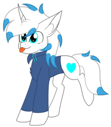 Size: 1140x1306 | Tagged: safe, artist:justinallendel3, imported from derpibooru, oc, oc only, oc:justin delepaz, pony, unicorn, derpibooru community collaboration, 2023 community collab, :p, base used, horn, male, simple background, solo, stallion, tongue out, transparent background, unicorn oc