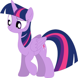 Size: 3539x3558 | Tagged: safe, artist:porygon2z, imported from derpibooru, twilight sparkle, alicorn, pony, folded wings, simple background, solo, transparent background, twilight sparkle (alicorn), vector, wings