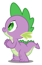 Size: 5000x7683 | Tagged: safe, artist:dashiesparkle, imported from derpibooru, spike, dragon, party of one, season 1, .svg available, absurd resolution, cute, male, simple background, solo, spikabetes, transparent background, vector, vector trace