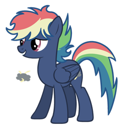 Size: 1280x1329 | Tagged: safe, artist:stack-of-cookies, imported from derpibooru, oc, oc:prismo dash, pegasus, pony, base used, male, offspring, parent:rainbow dash, parent:soarin', parents:soarindash, pegasus oc, simple background, solo, stallion, transparent background, wings