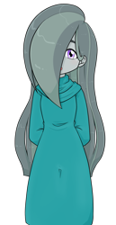 Size: 989x1921 | Tagged: safe, artist:batipin, imported from derpibooru, part of a set, marble pie, human, equestria girls, equestria girls-ified, hair over one eye, looking at you, open mouth, simple background, transparent background