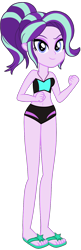 Size: 540x1660 | Tagged: safe, artist:ajosterio, imported from derpibooru, starlight glimmer, human, equestria girls, belly, clothes, female, midriff, simple background, slim, solo, swimsuit, thin, transparent background, vector