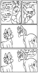 Size: 646x1232 | Tagged: safe, artist:fallowfield, imported from derpibooru, apple bloom, twilight sparkle, earth pony, pony, unicorn, comic, female, filly, foal, lineart, mare, speech bubble