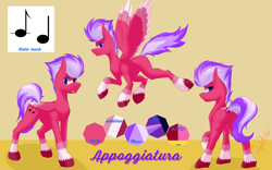 Size: 6144x3840 | Tagged: safe, artist:bydena, imported from derpibooru, oc, oc only, oc:appoggiatura, pegasus, pony, butt, concave belly, dock, featureless crotch, male, nudity, pegasus oc, plot, purple eyes, purple mane, slim, solo, tail, thin, wings
