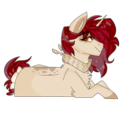 Size: 783x783 | Tagged: safe, artist:dejja-vu122, imported from derpibooru, oc, oc only, pony, unicorn, chest fluff, female, lying down, mare, prone, simple background, solo, transparent background