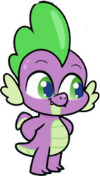 Size: 205x361 | Tagged: safe, artist:pascalmulokozi2, edit, edited screencap, imported from derpibooru, screencap, spike, dragon, my little pony: pony life, background removed, cute, g4.5, male, not a vector, simple background, solo, spikabetes, transparent background, winged spike, wings