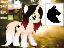 Size: 3556x2672 | Tagged: safe, artist:cindystarlight, imported from derpibooru, oc, oc only, oc:nicky, pony, unicorn, female, mare, reference sheet, solo