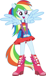 Size: 437x716 | Tagged: safe, editor:incredibubbleirishguy, imported from derpibooru, rainbow dash, human, equestria girls, equestria girls (movie), arm warmers, bare shoulders, boots, clothes, evening gloves, fall formal outfits, female, fingerless elbow gloves, gloves, high heel boots, long gloves, ponied up, shoes, simple background, sleeveless, solo, transparent background