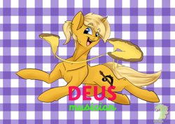 Size: 4961x3508 | Tagged: safe, artist:mekblue, imported from derpibooru, oc, oc only, oc:deus, pony, unicorn, absurd resolution, cheese, collarbone, eponafest, food, pizza, slim, solo, sternocleidomastoid, thin