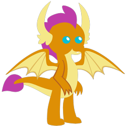 Size: 2387x2385 | Tagged: safe, artist:ponygamer2020, imported from derpibooru, smolder, dragon, absurd resolution, dragoness, female, horn, pointy ponies, simple background, solo, tail, teenaged dragon, transparent background, vector, wings