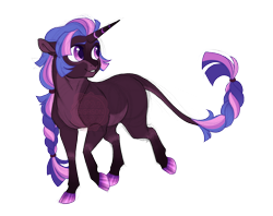 Size: 2900x2300 | Tagged: safe, artist:gigason, imported from derpibooru, oc, oc:midnight spell, pony, unicorn, cloven hooves, female, mare, simple background, solo, transparent background