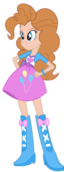Size: 1612x4273 | Tagged: safe, artist:ytpinkiepie2, color edit, edit, imported from derpibooru, vector edit, pinkie pie, human, equestria girls, balloon, blue eyes, boots, bracelet, clothes, cutie mark on clothes, female, full body, g4, ginger, ginger hair, hand on hip, heart, high heel boots, high res, human coloration, jacket, jewelry, light skin, light skin edit, natural hair color, realism edits, shoes, simple background, skin color edit, skirt, solo, transparent background, vector, vest