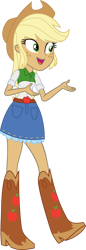 Size: 761x2207 | Tagged: safe, artist:starryshineviolet, edit, imported from derpibooru, vector edit, applejack, human, dance magic, equestria girls, spoiler:eqg specials, apple, applejack's hat, belt, blonde, blonde hair, boots, clothes, cowboy boots, cowboy hat, cowgirl, cute, cutie mark on clothes, denim, denim skirt, female, food, freckles, full body, g4, green eyes, hat, high heel boots, high res, human coloration, jackabetes, realism edits, shirt, shoes, simple background, skirt, solo, stetson, tanned, transparent background, vector