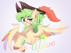 Size: 1900x1422 | Tagged: safe, artist:spoosha, imported from derpibooru, captain celaeno, pegasus, pony, my little pony: the movie, colored pupils, eyepatch, feathered fetlocks, lying down, ponified, prone, simple background, solo, species swap, white background