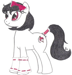 Size: 900x938 | Tagged: safe, artist:tigstripe, imported from derpibooru, pony, female, hakurei reimu, mare, ponified, simple background, solo, touhou, traditional art, white background