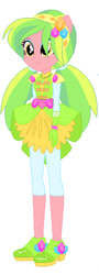 Size: 302x842 | Tagged: safe, artist:ra1nb0wk1tty, imported from derpibooru, lemon zest, human, equestria girls, clothes swap, cropped, crystal guardian, low quality, solo