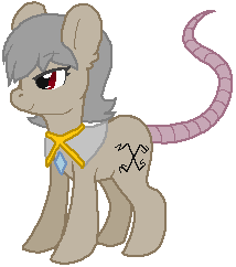 Size: 214x242 | Tagged: safe, artist:thecompleteanimorph, imported from derpibooru, mouse, mouse pony, pony, female, mare, nazrin, ponified, simple background, solo, touhou, transparent background