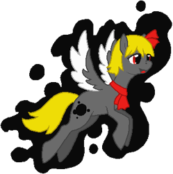Size: 354x356 | Tagged: safe, artist:thecompleteanimorph, imported from derpibooru, pegasus, pony, female, mare, ponified, rumia, simple background, solo, touhou, transparent background