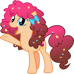 Size: 8116x8178 | Tagged: safe, artist:shootingstarsentry, imported from derpibooru, oc, oc only, oc:butter cream, earth pony, pony, absurd resolution, base used, female, mare, offspring, parent:cheese sandwich, parent:pinkie pie, parents:cheesepie, simple background, solo, transparent background