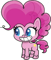 Size: 367x432 | Tagged: safe, artist:pascalmulokozi2, edit, edited screencap, imported from derpibooru, screencap, pinkie pie, earth pony, pony, my little pony: pony life, one click wonder, background removed, female, g4.5, mare, not a vector, simple background, solo, transparent background