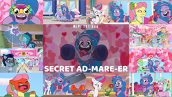 Size: 1976x1112 | Tagged: safe, edit, edited screencap, editor:quoterific, imported from derpibooru, screencap, izzy moonbow, opaline arcana, zipp storm, earth pony, pegasus, pony, unicorn, spoiler:g5, spoiler:tyts01e44, bongo beats, dahlia, delightful trifle, female, fifi (g5), g5, lemon gear, male, mare, mcsnips-a-lot, misty brightdawn, philly, posey bloom, seashell (g5), secret ad-mare-er, stallion, sugarpuff lilac, windy (g5)