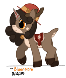 Size: 743x869 | Tagged: safe, artist:bloonacorn, imported from derpibooru, oc, oc only, oc:bloona blazes, simple background, solo, team fortress 2, transparent background