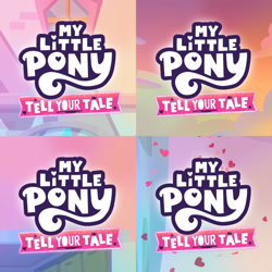 Size: 1920x1920 | Tagged: safe, edit, edited screencap, editor:itsmgh1203, imported from derpibooru, screencap, spoiler:g5, spoiler:my little pony: tell your tale, spoiler:tyts01e41, spoiler:tyts01e42, spoiler:tyts01e43, spoiler:tyts01e44, a day in the life, bridlewood spog, firework-ing together, g5, my little pony logo, my little pony: tell your tale, no pony, secret ad-mare-er