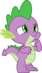 Size: 610x1049 | Tagged: safe, artist:sollace, derpibooru exclusive, imported from derpibooru, spike, dragon, father knows beast, .svg available, cute, male, pondering, simple background, solo, spikabetes, svg, transparent background, vector, winged spike, wings