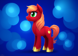 Size: 896x640 | Tagged: safe, imported from derpibooru, big macintosh, earth pony, pony, ai content, ai generated, generator:stable diffusion, male, solo, stallion, wrong cutie mark