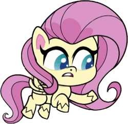 Size: 436x422 | Tagged: safe, artist:pascalmulokozi2, edit, edited screencap, imported from derpibooru, screencap, fluttershy, pegasus, pony, my little pony: pony life, one click wonder, background removed, female, flying, g4.5, mare, not a vector, raised hoof, simple background, solo, transparent background