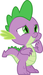 Size: 610x1049 | Tagged: safe, artist:sollace, derpibooru exclusive, imported from derpibooru, spike, dragon, father knows beast, .svg available, cute, pondering, simple background, solo, spikabetes, svg, transparent background, vector
