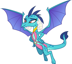 Size: 5500x4916 | Tagged: safe, artist:mattbas, edit, imported from derpibooru, vector edit, princess ember, dragon, .svg available, absolute cleavage, absurd resolution, bikini, breasts, cleavage, clothes, dragoness, female, flying, looking at you, one-piece swimsuit, simple background, sling bikini, solo, swimsuit, transparent background, vector