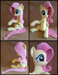 Size: 1238x1592 | Tagged: safe, artist:littlefairyswonders, imported from derpibooru, fluttershy, pony, cute, irl, photo, plushie, shyabetes, solo