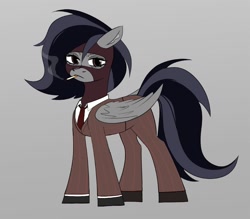 Size: 1600x1401 | Tagged: safe, artist:iggigvin69, imported from derpibooru, oc, oc only, pegasus, pony, balaclava, cigarette, clothes, necktie, smoking, solo, spy, suit, team fortress 2