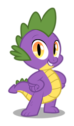 Size: 1024x1742 | Tagged: safe, artist:aleximusprime, imported from derpibooru, oc, oc only, oc:king smite, dragon, flurry heart's story, baby, baby dragon, dragon oc, grin, looking at you, male, non-pony oc, not spike, simple background, smiling, solo, spike's father, transparent background, younger