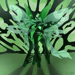 Size: 2000x2000 | Tagged: safe, artist:creeate97, imported from derpibooru, queen chrysalis, changeling, changeling queen, female, solo