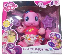 Size: 653x580 | Tagged: safe, imported from derpibooru, pinkie pie, pony, baby, baby pony, bootleg, irl, lovely horse, merchandise, photo, so soft, toy