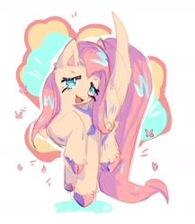 Size: 1693x1951 | Tagged: safe, artist:magentamoshi, imported from derpibooru, fluttershy, pegasus, cute, daaaaaaaaaaaw, looking at you, open mouth, open smile, shyabetes, smiling, solo