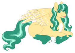 Size: 1280x914 | Tagged: safe, artist:s0ftserve, imported from derpibooru, oc, oc only, oc:mossy meadows, pegasus, pony, lying down, prone, simple background, solo, tongue out, transparent background