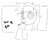 Size: 449x368 | Tagged: safe, artist:omelettepony, ponerpics exclusive, oc, oc only, earth pony, pony, female, looking at you, mare, marker, mouth hold, ms paint, mute, simple background, smiling, solo, text, white background, whiteboard