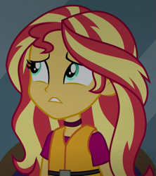 Size: 883x994 | Tagged: safe, imported from derpibooru, screencap, sunset shimmer, human, equestria girls, equestria girls series, spring breakdown, spoiler:eqg series (season 2), cropped, solo