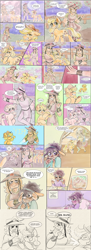 Size: 3800x10453 | Tagged: safe, artist:mimiporcellini, imported from derpibooru, applejack, earth pony, human, comic, crossover, crossover shipping, hol horse, holjack, interspecies, jojo's bizarre adventure, shipping