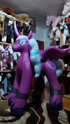 Size: 2574x4576 | Tagged: safe, imported from derpibooru, opaline arcana, alicorn, inflatable pony, pegasus, pony, unicorn, spoiler:g5, bootleg, female, g5, hongyi, inflatable, inflatable toy, mare, my little pony: a new generation, solo