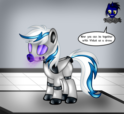 Size: 4154x3840 | Tagged: safe, artist:damlanil, imported from derpibooru, oc, oc only, oc:lady lightning strike, latex pony, original species, pegasus, pony, series:becoming drone, bdsm, bondage, boots, close-up, clothes, collar, comic, commission, damlanil's lab, dialogue, encasement, female, gas mask, laboratory, latex, latex boots, living latex, mare, mask, mind control, restrained, rubber, rubber drone, rubber suit, shiny, shiny mane, shoes, show accurate, solo, speech bubble, story, story included, tail, tail hole, text, transformation, vector, wings