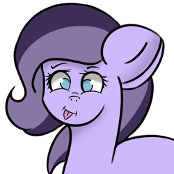 Size: 5000x5000 | Tagged: safe, artist:houndy, imported from derpibooru, oc, oc only, oc:jester quinn, bat pony, :p, bat pony oc, bust, cute, simple background, solo, tongue out, transparent background