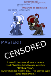 Size: 4000x6000 | Tagged: safe, artist:cranberry-tofu, imported from derpibooru, oc, oc:squeaky pitch, earth pony, original species, pony, female, filly, foal, self paradox, self ponidox, umbra pony