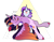 Size: 1280x988 | Tagged: safe, artist:queerhorses, imported from derpibooru, rarity, twilight sparkle, twilight sparkle (alicorn), alicorn, pony, unicorn, alternate design, bipedal, chest fluff, colored wings, duo, faic, female, mare, multicolored wings, simple background, straining, sweat, sweatdrop, transparent background, twitterina design, wings